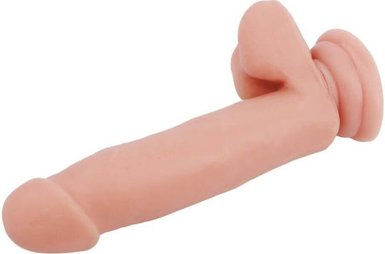 Chisa Novelties Philander Dildo Glass Dildo with Balls and Suction Cup Flesh 18cm