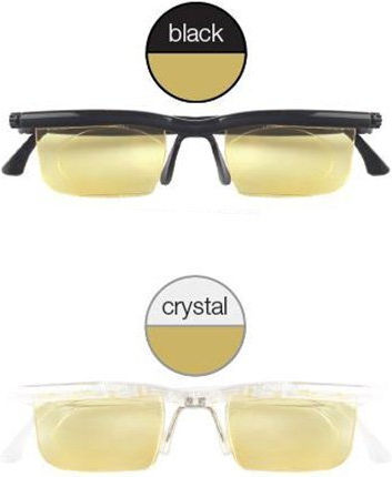 Adlens Interface Verstellbare Brille Mit Variabler Sicht Verwendung Schwarz