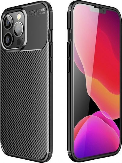 Nexeri Carbon Back Cover Σιλικόνης Μαύρο (Galaxy S25 Ultra)