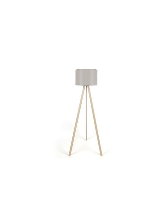 UnicUtil Floor Lamp H140xW38cm. with Socket for Bulb E27 Beige