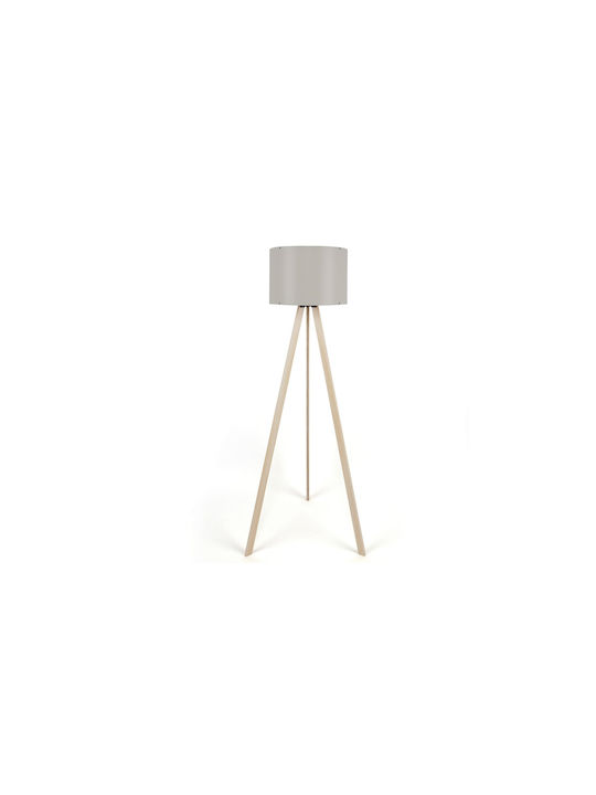 UnicUtil Floor Lamp H140xW38cm. with Socket for Bulb E27 Beige