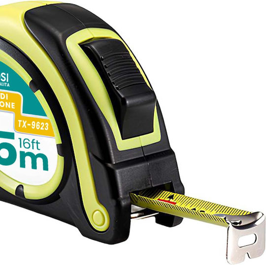 Avizar Steel Tape Measure 5m Diy Durable Case Black