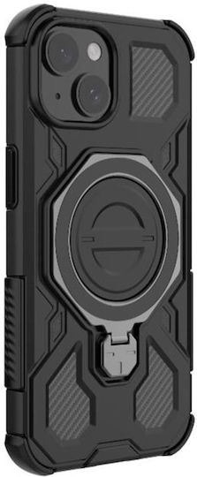 Techsuit Carbon Umschlag Rückseite Silikon Lila (Galaxy A17Oppo A17)