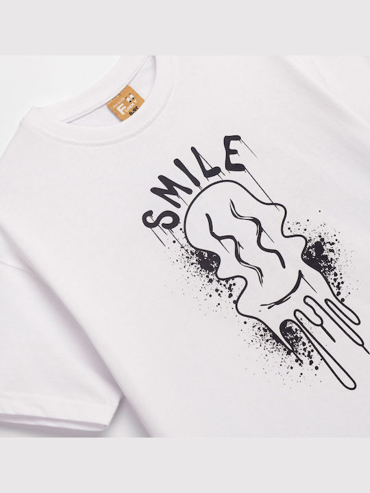 Funky Tricou pentru copii Alb Funky Tricou pentru copii Alb