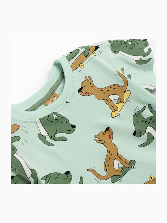 Funky Tricou pentru copii Turcoaz Funky Tricou pentru copii Turcoaz