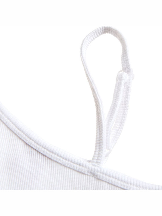 Kids' Crop Top Sleeveless White
