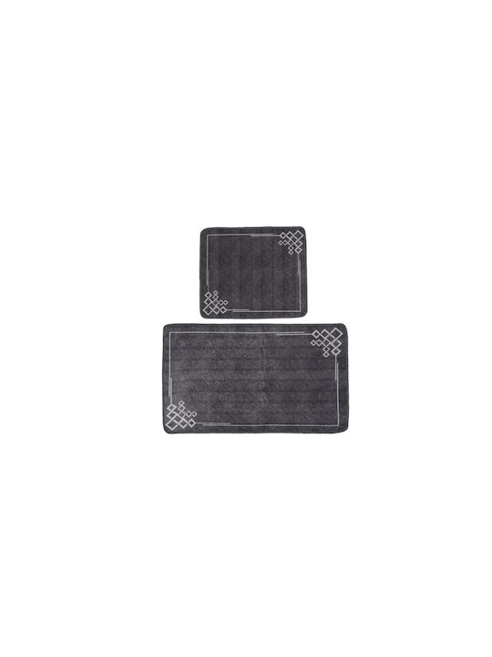 UnicUtil Antiderapant Set Covorașe de Baie 359CHL5257 Multicolor 2buc