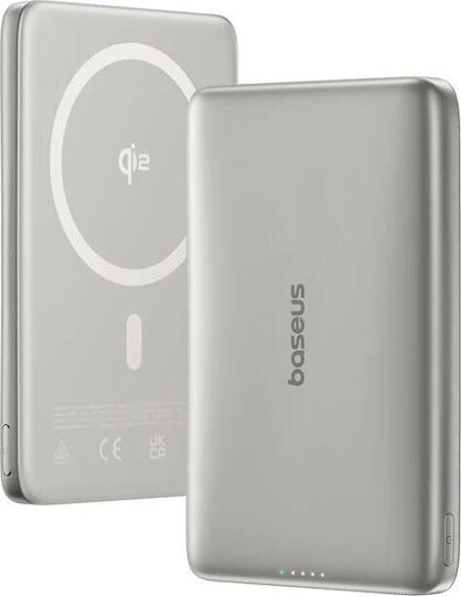Baseus PicoGo MagSafe Baterie Externă 10000mAh 15W cu Port USB-C Power Delivery Alb