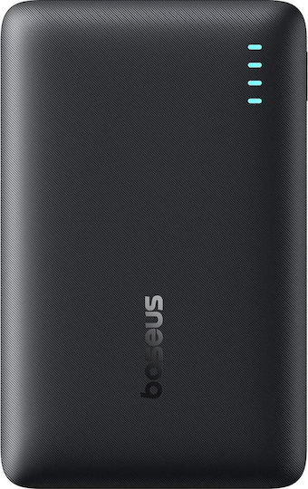 Baseus EnerFill FP21 Power Bank 10000mAh 22.5W with USB-A Port and 2 USB-C Ports Power Delivery / Quick Charge Black