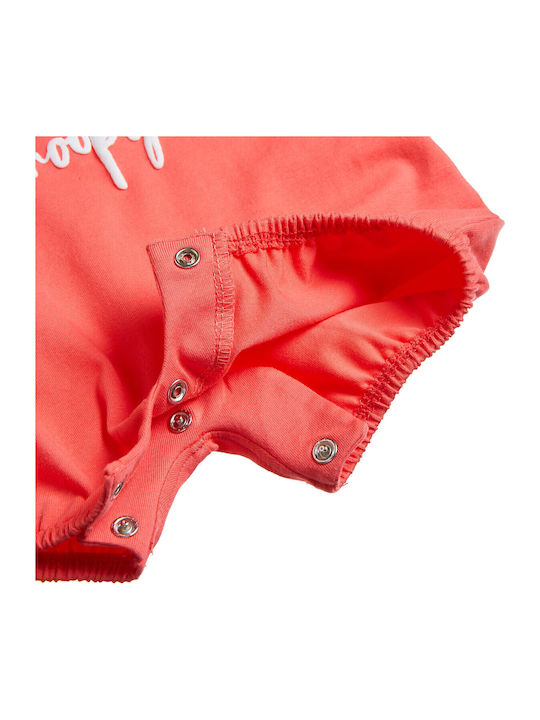 Peanuts Worldwide LLC Baby Bodysuit Coral