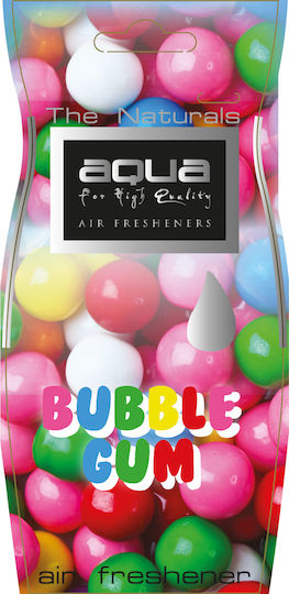 Aqua Car Air Freshener Tab Pendand The Naturals Bubble Gum 00-0