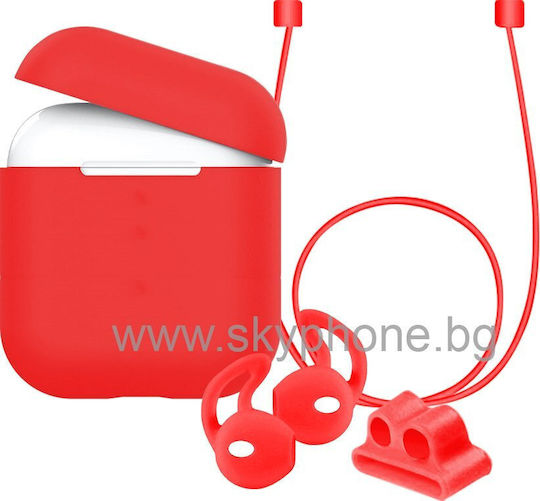 XO Case Калъф в Червен цвят за Apple AirPods 1 / AirPods 2