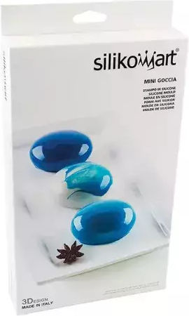 Silikomart Formă de Patiserie pentru Cupcakes/Muffins din Silicon 6.8x3.2buc 1buc