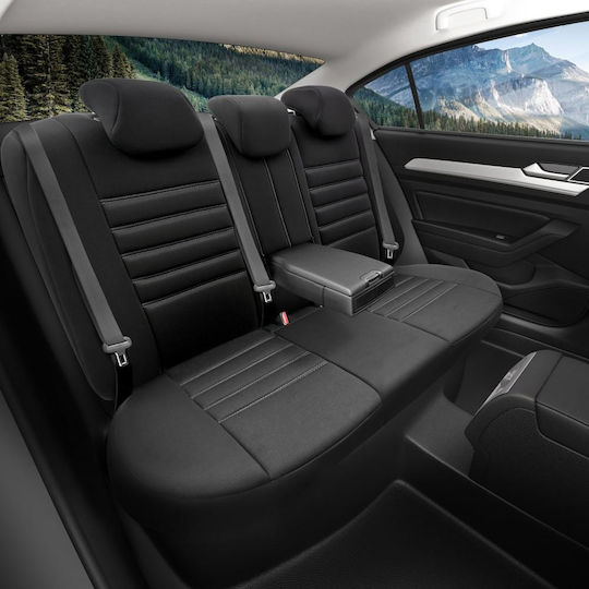 Set Individual Gray Seat Covers