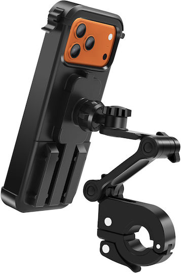 Avizar Bike Motorcycle Phone Support Waterproof Touch-sensitive Full Case Black
