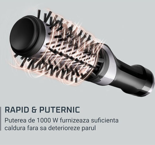Rowenta Perie Activ Ceramică Electrică cu Perii de Păr Electrice și Cap Rotativ 1000 Watt