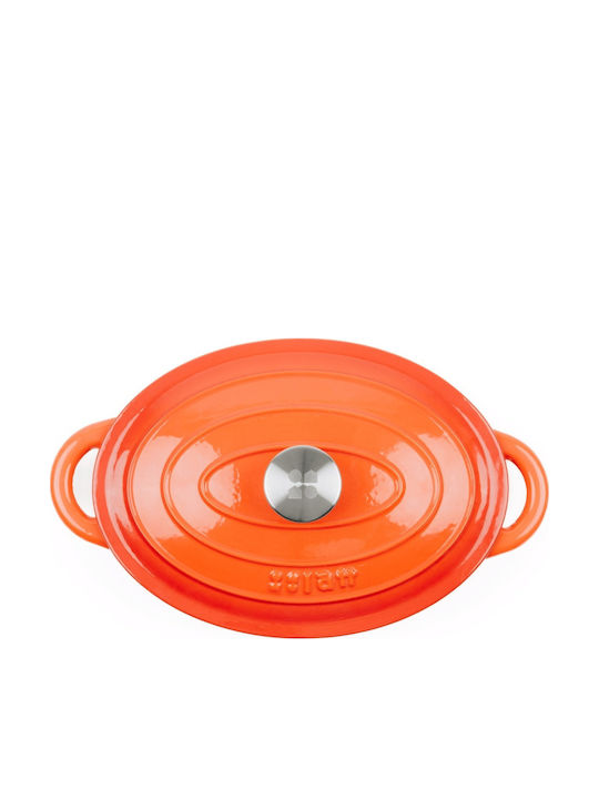 Lätt Home Tiefe Gusseisen Töpfe aus Gusseisen 3.85l / 29cm
