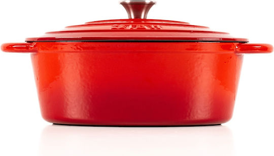 Lätt Home Dutch Oven Cocotte Плитка Тенджера от Чугун 3.85лт