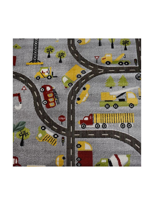 Saray Home 3d City Adventure Παιδικό Χαλί Γκρι 160x210cm