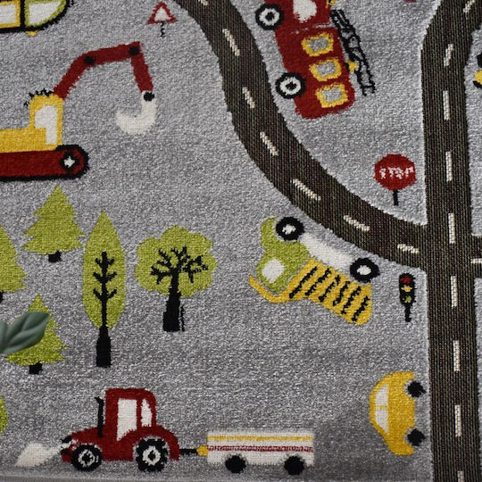 Saray Home Kids Synthetic Rug 3d City Adventure 133x170cm