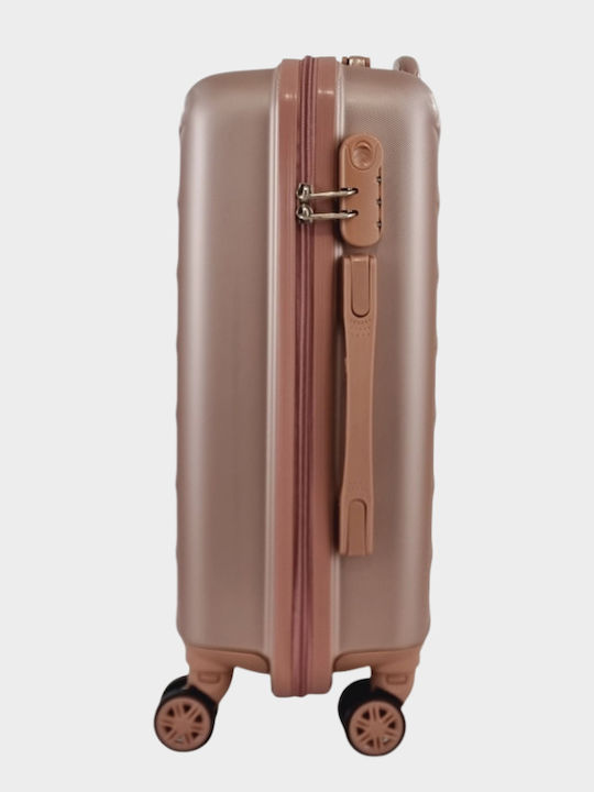 My Choice Valiză De Călătorie De Cabina Dură Rose Gold Cu 4 Roți