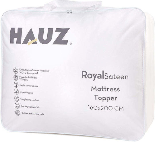 Hauz Ανώστρωμα Royal Διπλό Βαμβάκι 140x200εκ.
