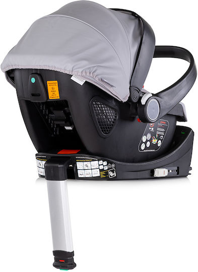 Chipolino Prestige Reglabil 3 în 1 Cărucior pentru copii Potrivit pentru Nou-născut Platină 9.35kg