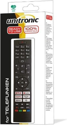 Universal Remote Control Compatible Telefunken Tv Original Design Unitronic 1721compu20250304