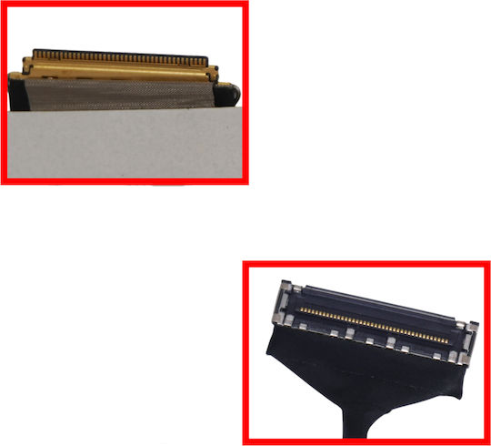 Screen Flex Video Cable for Laptop Hp Pavilion Plus 14-eh 14t-eh 14-eh0017od Tpn-w154 N10433-001 Non Touch Edp 2.8k Oled 40 Pins 0.5 Pitch Pin Monitor Cable Code 1-flex1823
