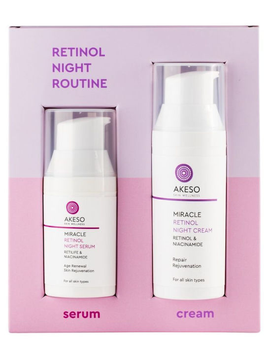 Akeso Miracle Duo Retinol Night Routine Hautpflegeset für Anti-Aging Akeso Miracle Duo Retinol Night Routine Hautpflegeset für Anti-Aging