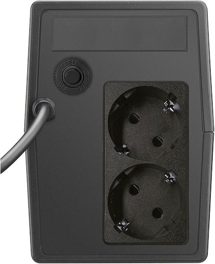 Spacer SPUP-600L-LIT01 UPS Устройства (VI) Интерактивна Линия 600VA 360W с 2 Schuko AC Гнезда
