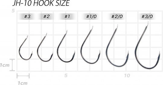 Куки За Риболов Vanfook Jh-10 10 До 15 Бройки В Пакет Light Jigging 2