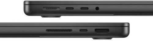 Apple MacBook Pro (2024) 14.2" Ecran Retina 120Hz (M4 Pro-12 Nuclee/24GB/1TB SSD/16 Nuclee GPU) cu Încărcător 70W Negru Spațial (Tastatură Engleză SUA)