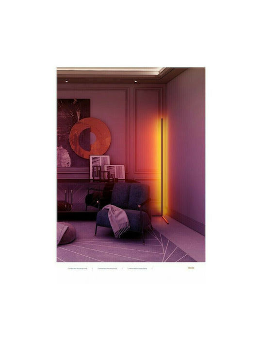 Spot Light LED Φωτιστικό Δαπέδου Υ160xΜ40εκ. με RGB Φως 1400lm Μαύρο