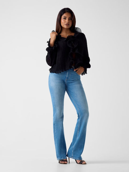 Women's Long Sleeve Shirt Black