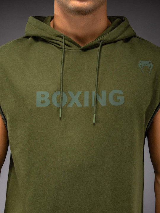 Sweatshirt with Hood Military Green