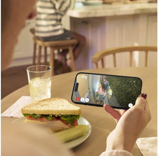 Ring Plus Κάμερα Παρακολούθησης Full HD+ 4MP Αδιάβροχη