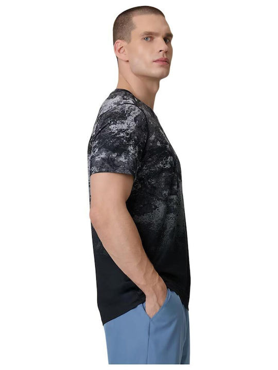 Funktionales Herrenblusen Kurzarm T-Shirt Grau