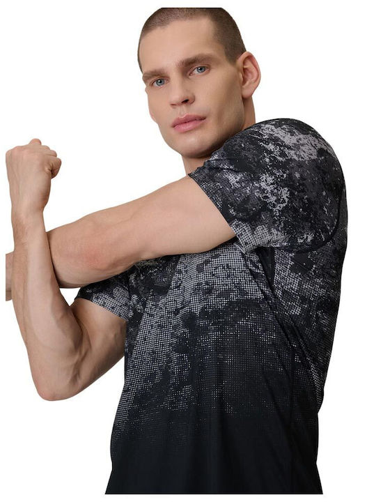 Funktionales Herrenblusen Kurzarm T-Shirt Grau