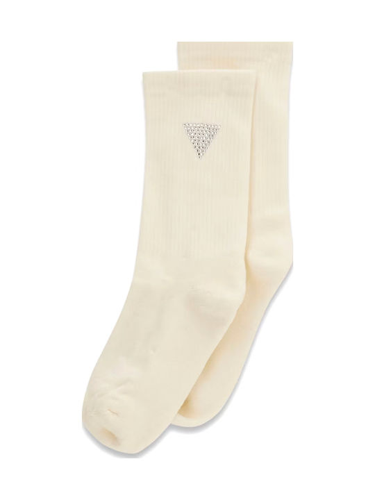 Guess Damen Socken Ecru 1Pack Guess Damen Socken Ecru 1Pack