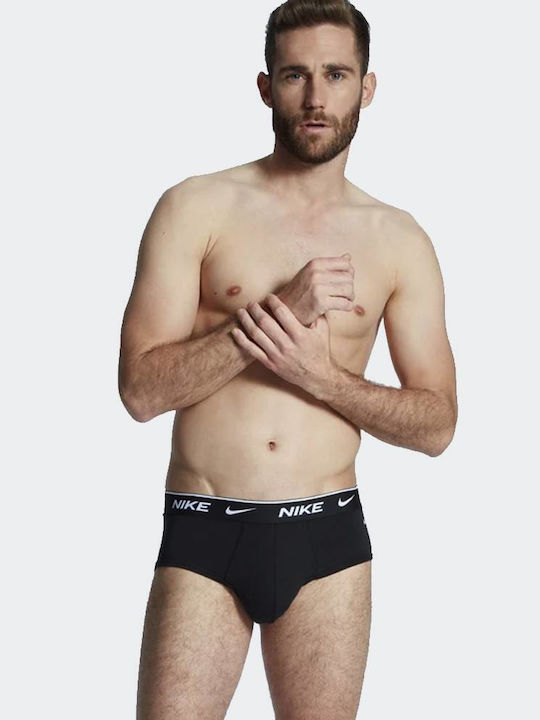 Herren Slips Schwarz 3Packung