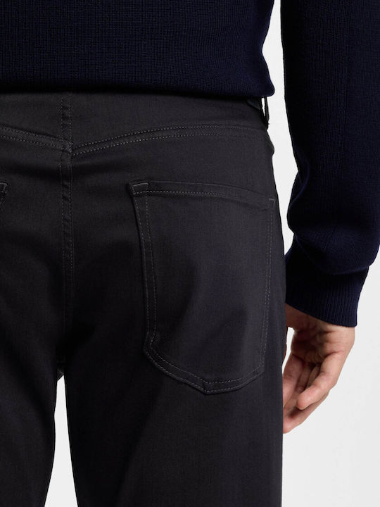 Men's Elastic Trousers Dark Blue