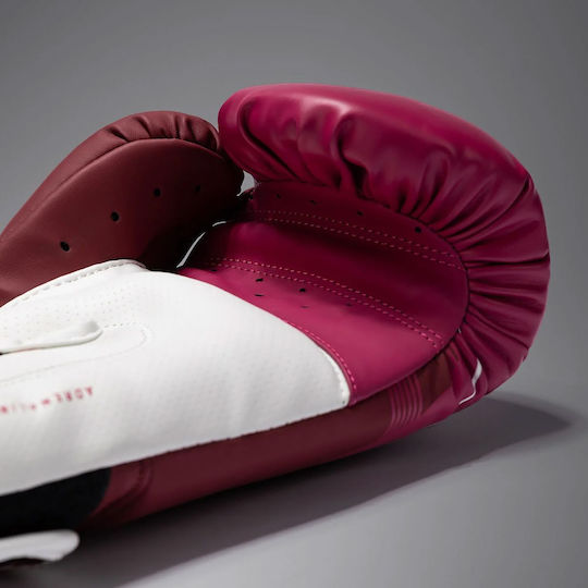 Venum Boxing Gloves made of Synthetic Leather for Match Pink