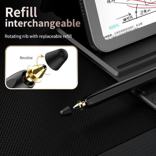 Digital Touch Stylus for Samsung Galaxy Z Fold 7 in Black color EDA008497701B