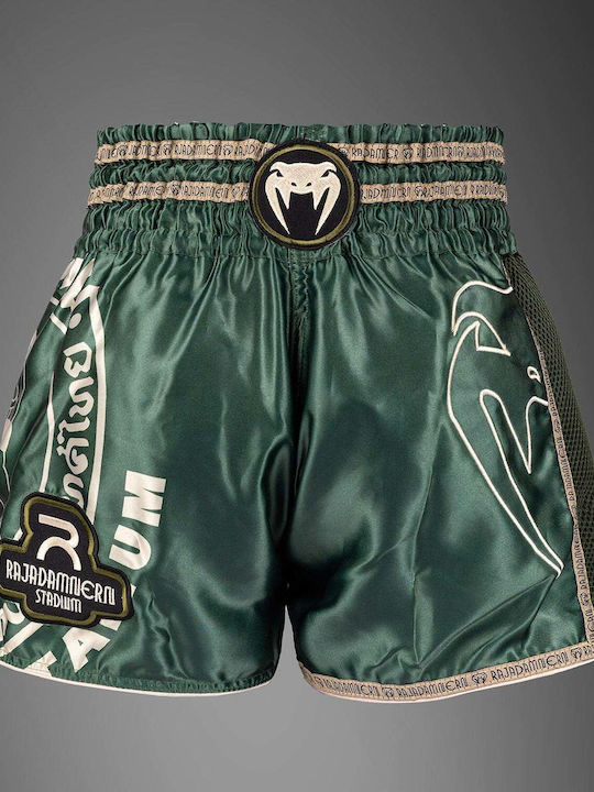Venum X Rajadamnern Muay Thai Shorts Militärgrünes Boxershorts