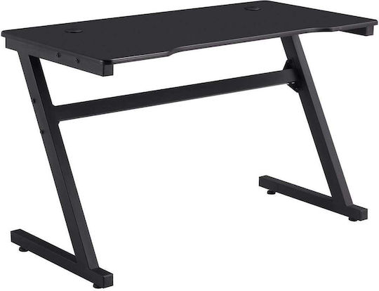 Spielbüro Holz Black mit Metallbeinen 120x60cm
