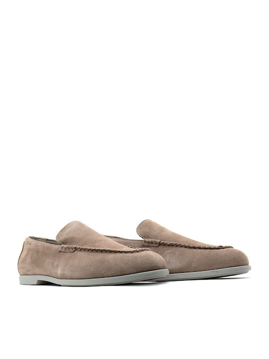 Men's Suede Loafers Brown