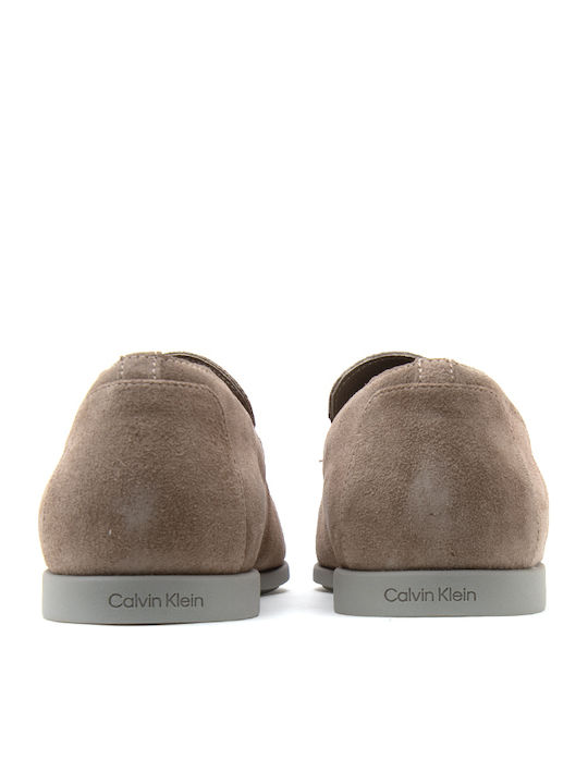 Men's Suede Loafers Brown