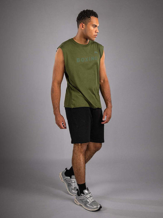 Venum Bărbați Fără mâneci Tricou VENUM-05941-015 pentru Box Verde