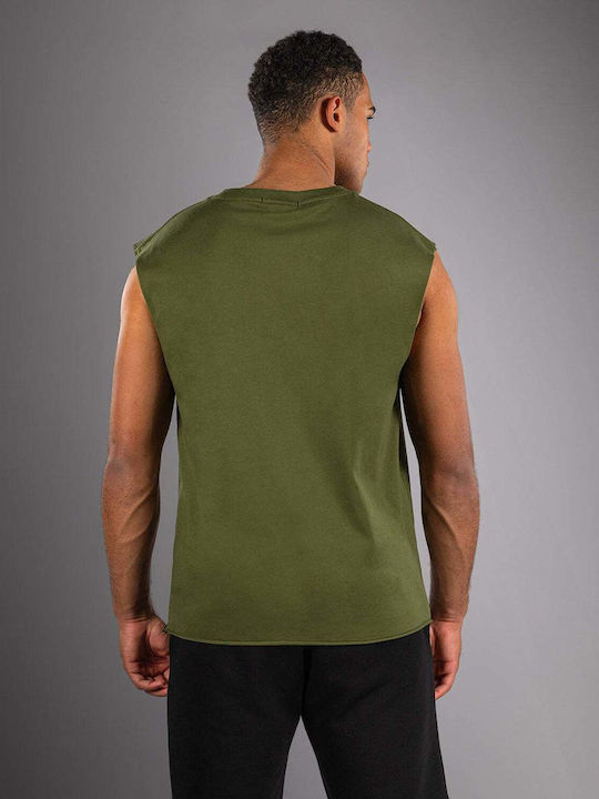 Venum Sleeveless Shirt VENUM-05941-015 for Boxing Green